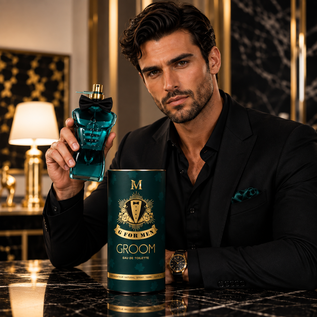Apa de parfum barbati 100 ml - G for Men Groom