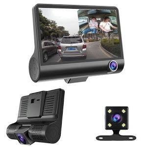 Camera auto tripla Blackbo L300-1, Full-HD, 3 camere, ecran 4'', G Senzor PromotiiZilnice