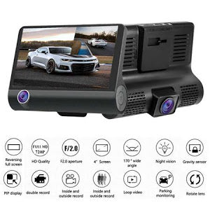 Camera auto tripla Blackbo L300-1, Full-HD, 3 camere, ecran 4'', G Senzor PromotiiZilnice