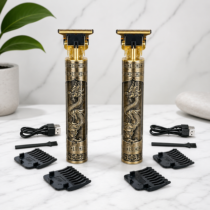 Pachet 2 Masini de Tuns Dragon T-Blade – Reincarcabile USB, 5W, pentru Par, Barba si Contur