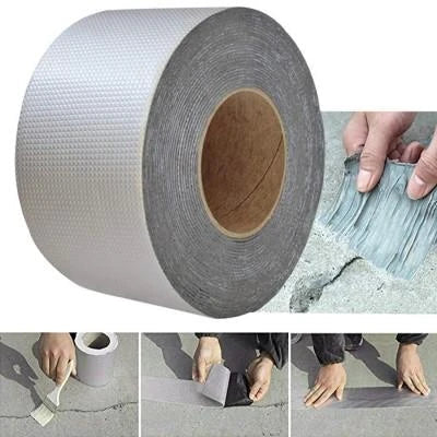 1+1 CADOU Banda adeziva durabila tip folie, rezistenta la apa, aderenta sporita 5 cm x 5 m