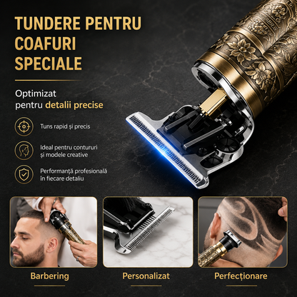 Pachet 2 Masini de Tuns Dragon T-Blade – Reincarcabile USB, 5W, pentru Par, Barba si Contur