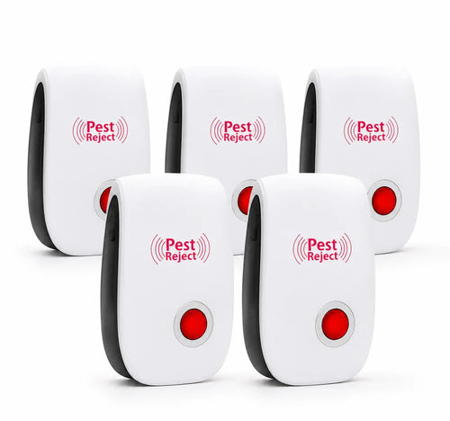 Set 5 Bucati Aparat Ultrasonic Anti Tantari, Gandaci, Furnici si Rozatoare