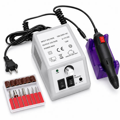 Set Manichiură și Pedichiură, Freză Electrică + 2 Lămpi UV/LED