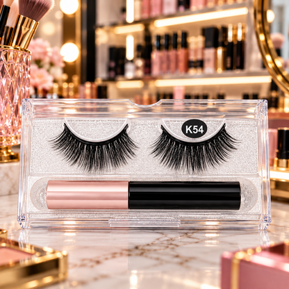 Set Gene False Magnetice cu Tuș Magnetic – Aplicare Rapidă, Efect Voluminos
