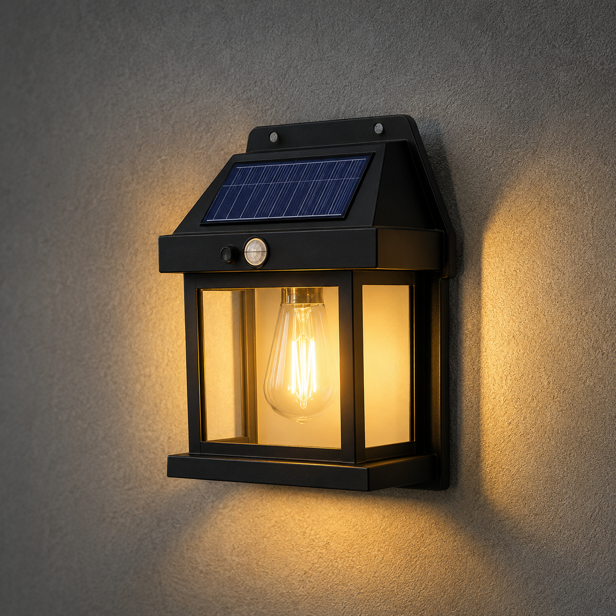 Set 8 Lămpi Solare de Perete cu Senzor de Mișcare, 3 Moduri, IP65
