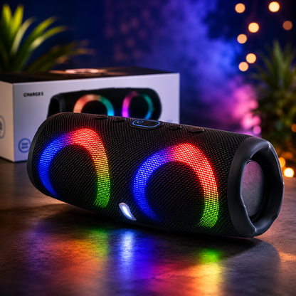 Boxă Portabilă rezistenta la apa CHARGE 5 Bluetooth 5.0 30W – 4000mAh, Lumini RGB, IPX6, USB/AUX/SD/FM, Sunet Puternic, Portabilă