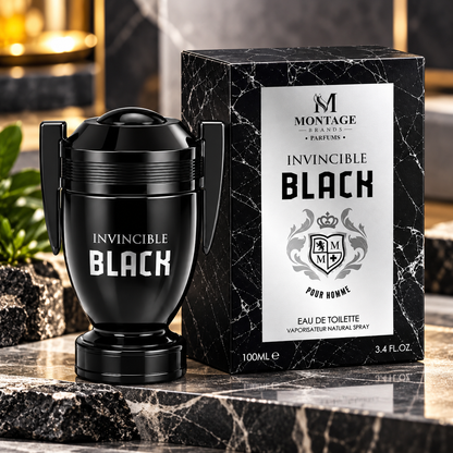 Parfum Bărbați Invincible Black 100 ml – Eau de Toilette, Aromă Masculină și Elegantă