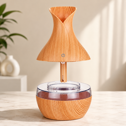 Set 2 Umidificatoare cu Ultrasunete, LED + 12 Uleiuri Aromatice
