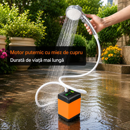 Dus Portabil Electric cu Display LCD, 3 Trepte Debit, USB-C, Autonomie 110 Min
