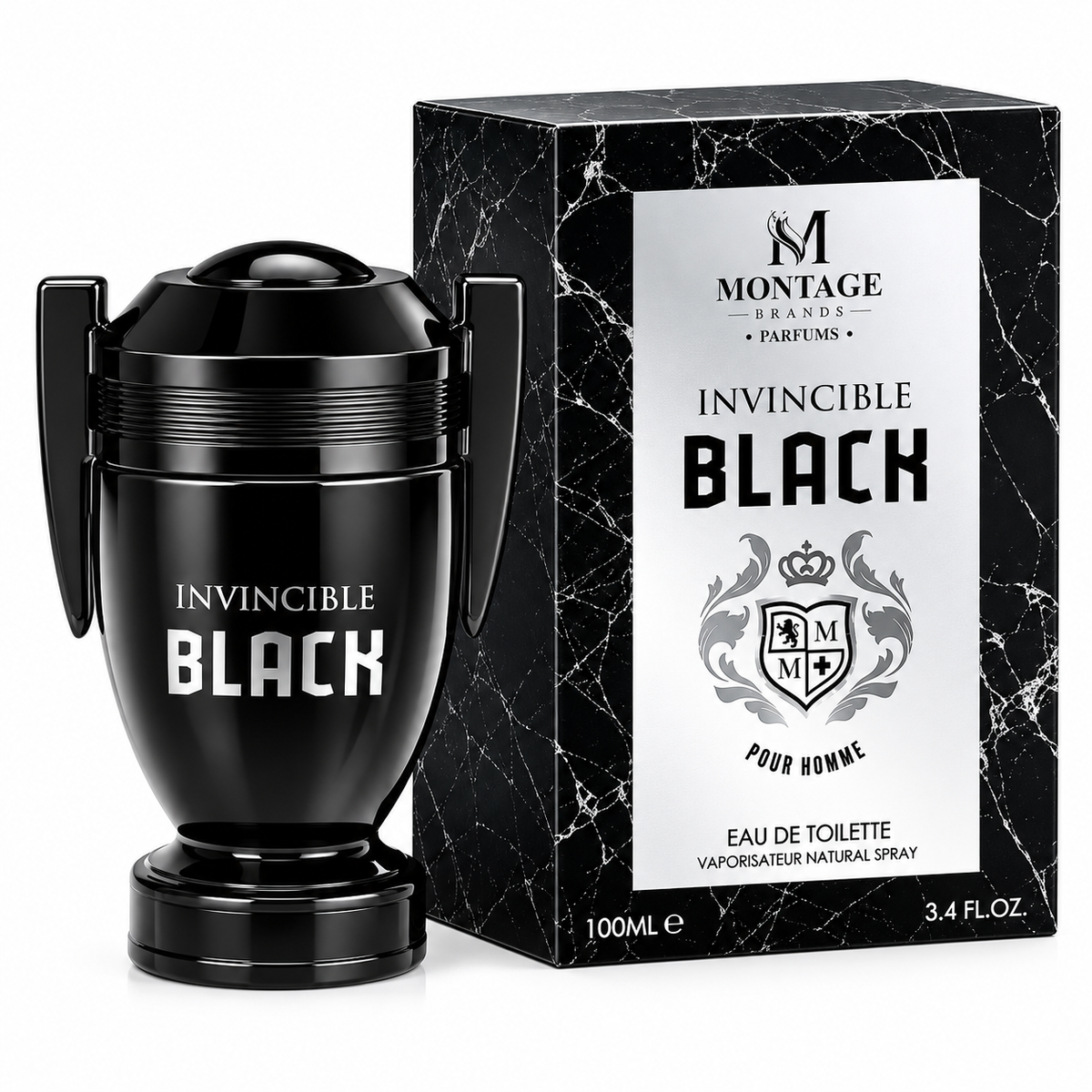 Parfum Bărbați Invincible Black 100 ml – Eau de Toilette, Aromă Masculină și Elegantă