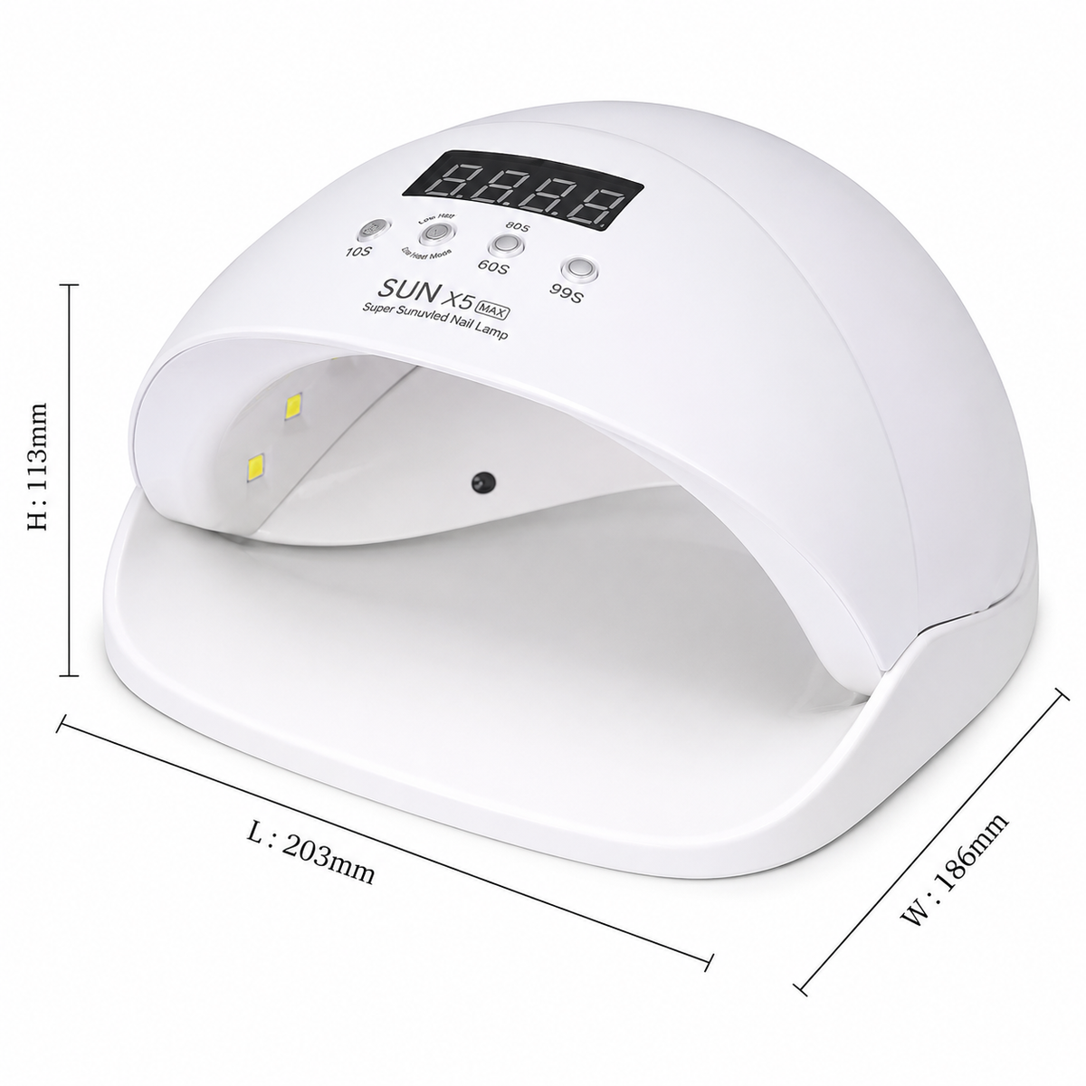 Set Manichiură și Pedichiură, Freză Electrică + 2 Lămpi UV/LED