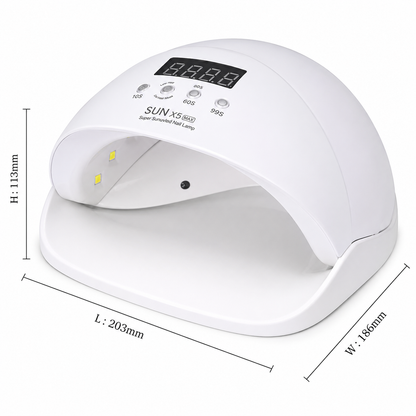 Set Manichiură și Pedichiură, Freză Electrică + 2 Lămpi UV/LED