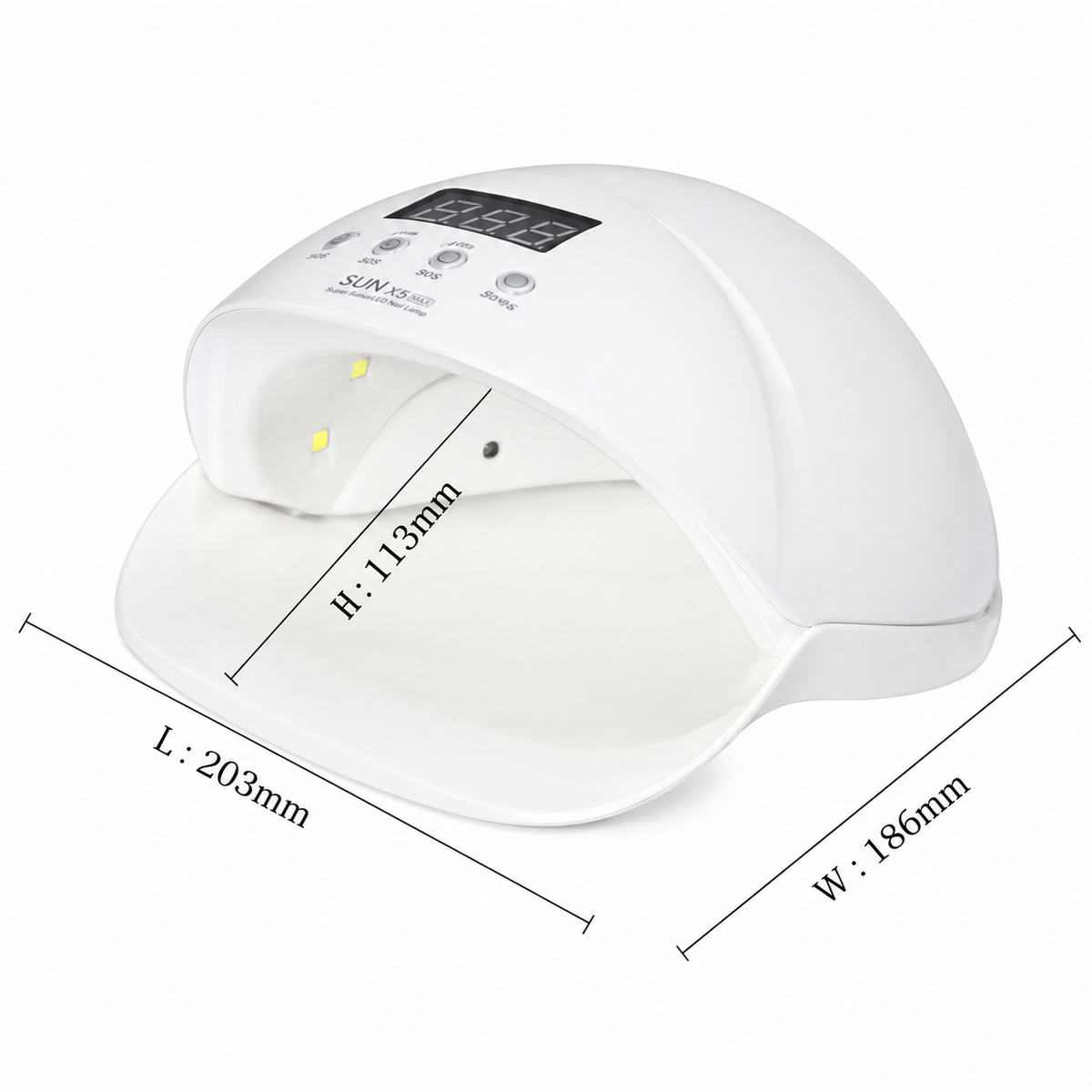Set Profesional Manichiură UV LED – Freză Electrică Unghii + 2 Lămpi UV/LED pentru Gel, Semi și Pedichiură | Kit Complet Salon Acasă