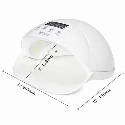 Set Profesional Manichiură UV LED – Freză Electrică Unghii + 2 Lămpi UV/LED pentru Gel, Semi și Pedichiură | Kit Complet Salon Acasă