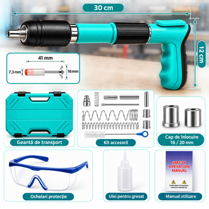 Kit Manual de Fixare + 200 Cuie, Accesorii, Ochelari și Trusă de Transport