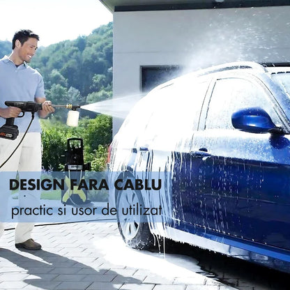 Aparat de Spalat cu Presiune Mobil, 2 Acumulatori, 48V, Debit 8 L/min