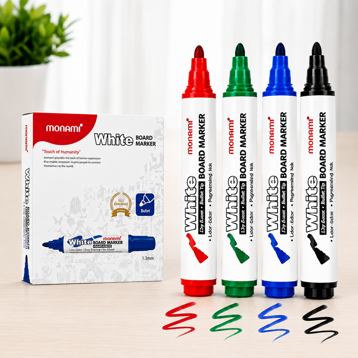 Set 12 Markere pentru Tablă Albă, Culori Diferite, Whiteboard