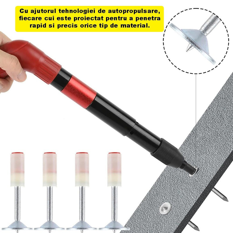 Set 200 bucati cuie tip ciupercă  pentru pistol cu autopropulsare