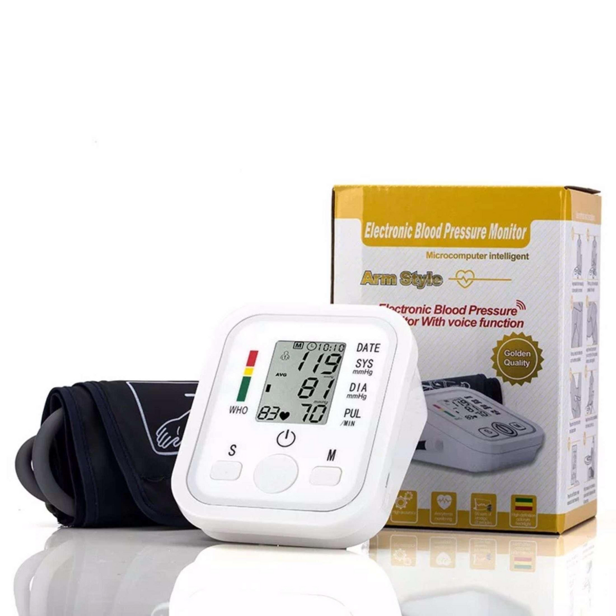 Set Complet Monitorizare Sanatate – Tensiometru Brat + Termometru Frontal + Pulsoximetru PromotiiZilnice